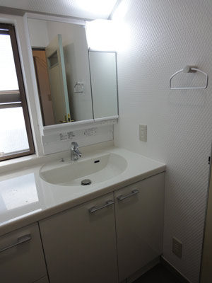 ＣＵＴＥな洗面空間へ変身